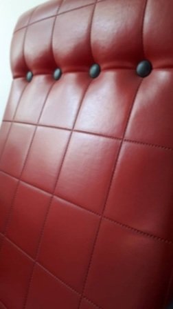Vintage Rockabilly fauteuil – Metal, Skai (photo 5 of 6)