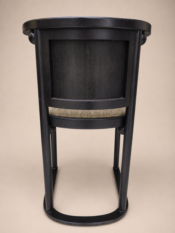 Image 1 of Originele Wittmann eetset "Cabaret Fledermaus" – Josef Hoffmann – 2 stoelen en tafel