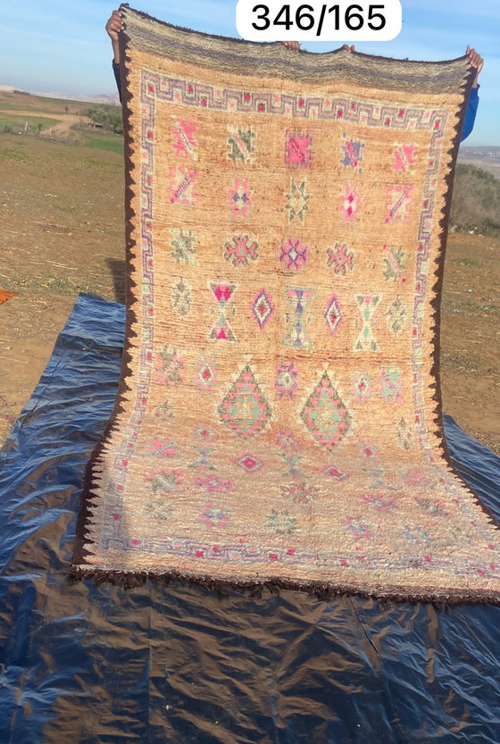 Image 1 of Beni mguild Berberteppich, marokkanischer Teppich 356×165 cm