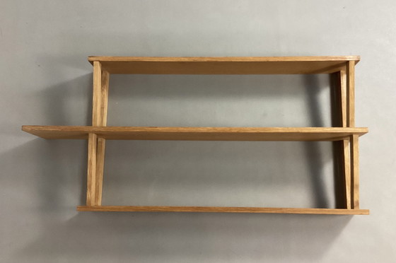 Image 1 of Fifties sixties wandrek vintage rek voor aan de muur