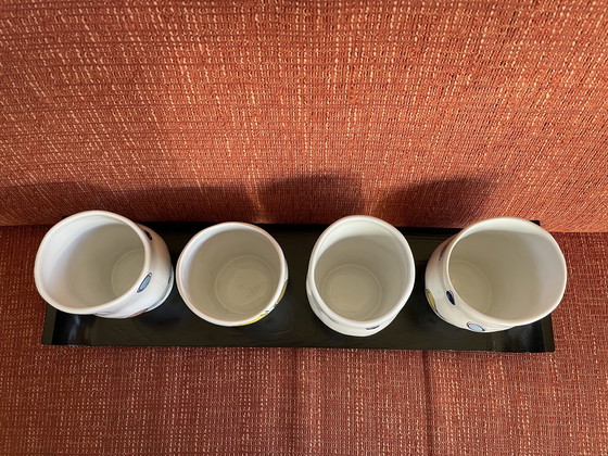 Image 1 of 4 Becher Artihove mit passendem Tablett