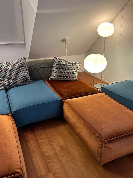 Modulaire bank Living Divani Extrasoft – 14 modules – Modulaire banken, Textiel (photo 6 of 14)