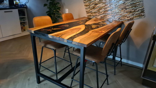Table époxy sur mesure