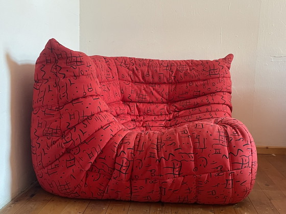 Image 1 of 1993 Ligne Roset Togo 2-Seater & Corner Set – 20th Anniversary