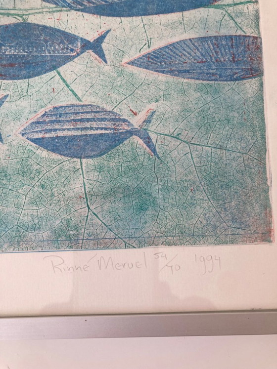 Opera grafica originale dell'artista Rinné Mervel (Delft) – Litografie e stampe, Paper (photo 8 of 13)