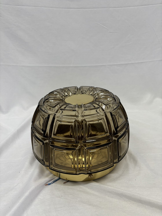 Image 1 of Plafonnier/applique murale vintage Glashütte Limburg des années 1960