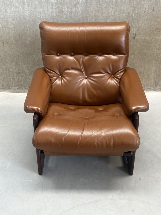 Image 1 of Set/2 Poltrone Lounge Coja Culemborg Cognac anni '70