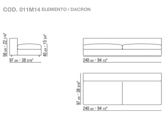 Flexform Groundpiece Sofa – 3-5 Sitzer Sofas, Other (photo 6 of 9)