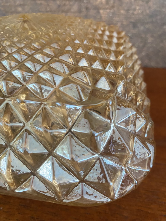 Image 1 of Vintage Plafonnière Wandlamp Sixties Champagne Regency