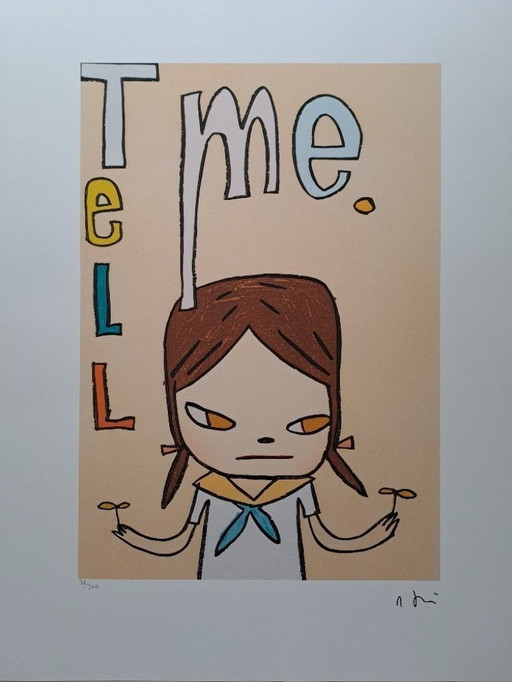 Nach Nara Yoshitomo, Tell Me, 1990er Jahre, Lithografie in limitierter Auflage