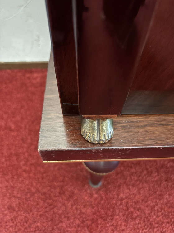 Image 1 of Mooie mahonie houten empire stijl kast