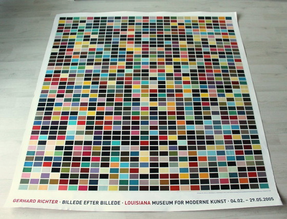 Image 1 of Gerhard RICHTER "1025 kleuren" 1974/2005 - grote museumposter (124 x 124 cm)