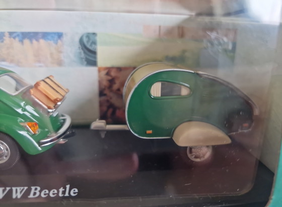 Cararama VW Kever met caravan schaalmodel 1:43 – Decoratieve objecten, Metal, Plastic (photo 8 of 8)