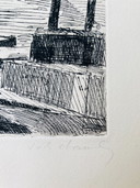 Jack Chambrin - Gravure abstraite vintage - Papendrecht