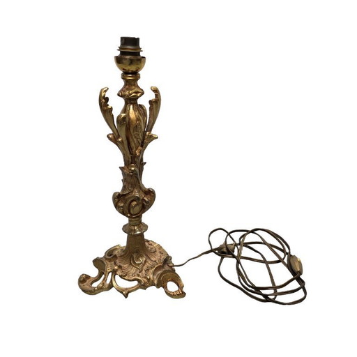 Gilded Rococo style table lamp