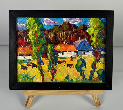 Vaches dans les prés
