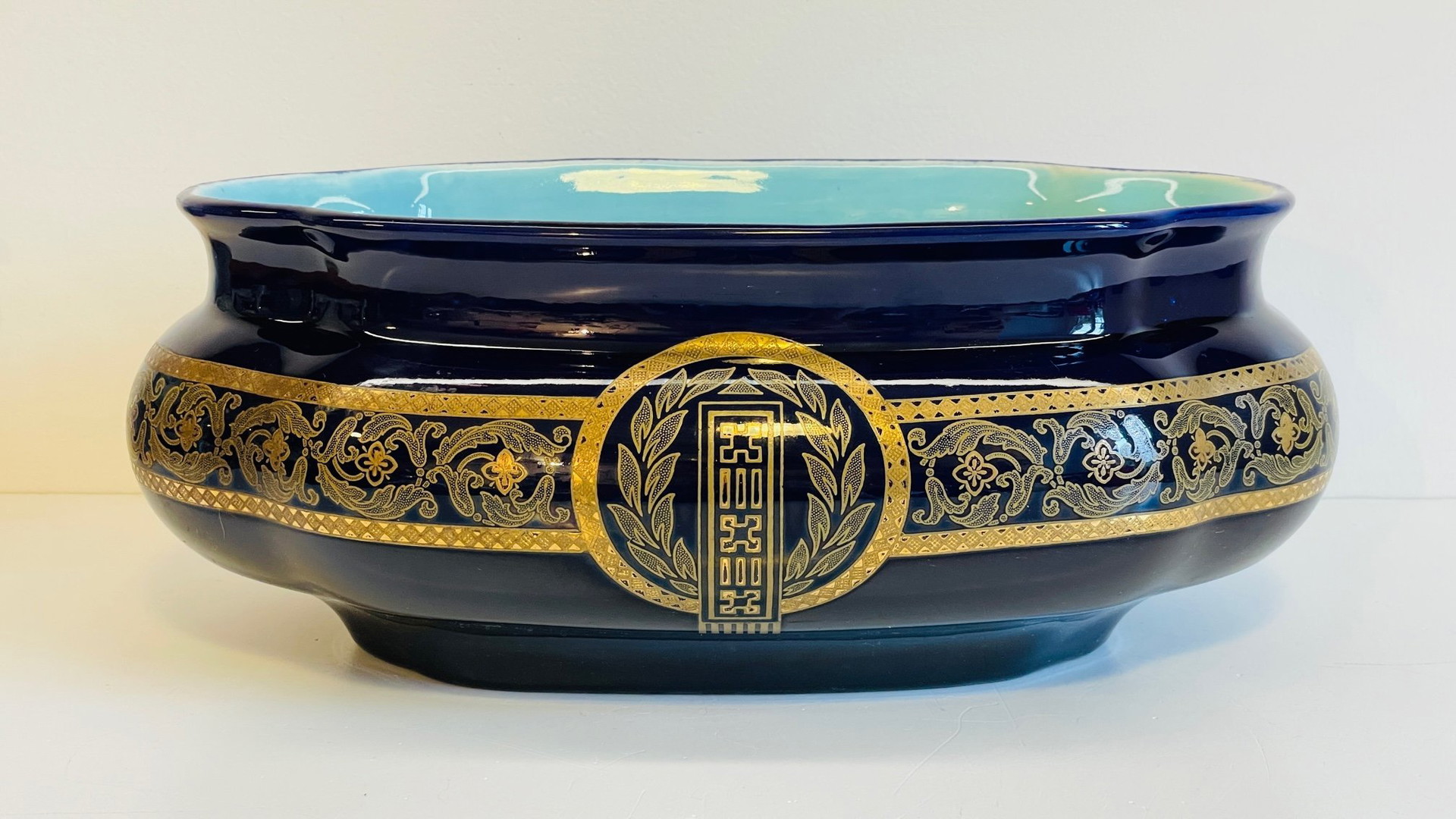 【美品レア】SARREGUEMINES JARDINIÈRE サボン[3731] Jardinière Céramique de Sarreguemines France | €145 | Whoppah
