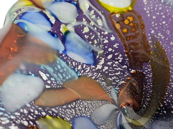 Image 1 of A.V.E.M. Murano - Tutti Frutti - Zanfirico Bizantino - Attribué à Antonio Luigi Ferro - Soufflé à la main - années 1950