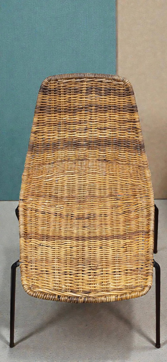Sedie in Vimini di Gian Franco Legler, anni '50 – Pierantonio Bonacina, Sedie da pranzo, Wicker, Metal (photo 6 of 11)