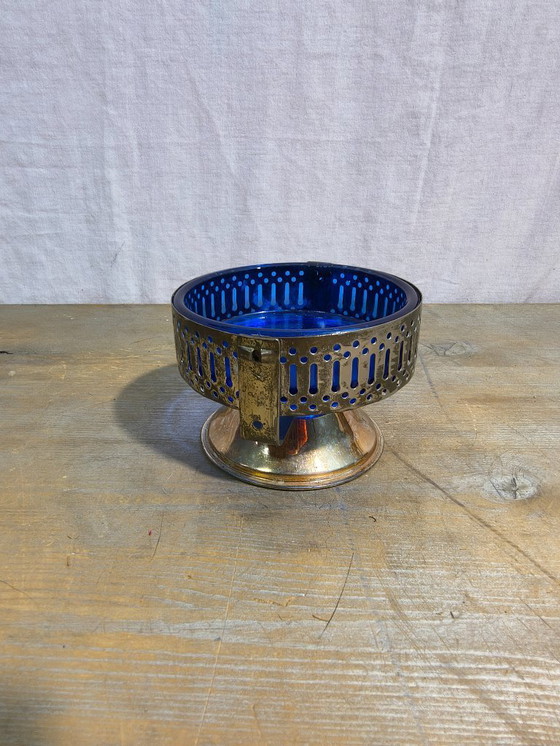 Image 1 of BonBon schaaltjes  Suiker schaaltjes  Cobalt Glas