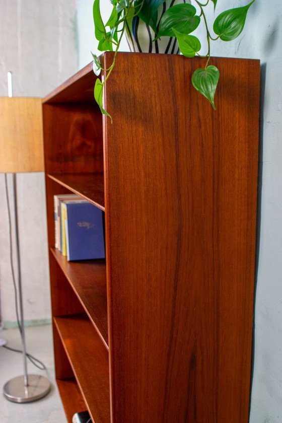 Image 1 of Vintage teak bookcase, highboard, chest of drawers, mid-century 1960s
