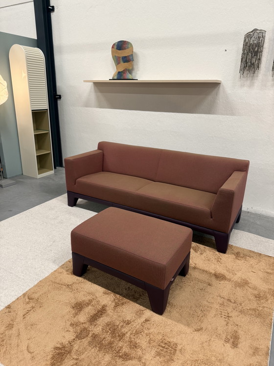 Pode Plot 3-Sitzer-Sofa mit Hocker – 3-5 Sitzer Sofas, Wool (photo 2 of 7)