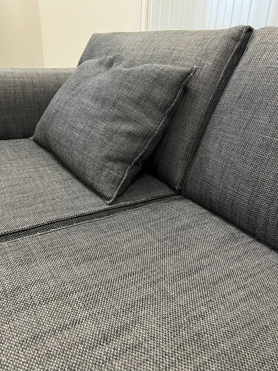 Image 1 of Design on stock bloq corner sofa fabric grey fox sofa modern