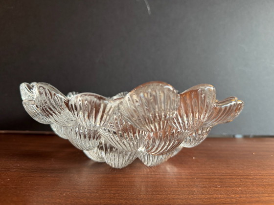 Per Lütken Crystal Musling Bowl Royal Copenhagen, Glass, Transparent (photo 3 of 8)