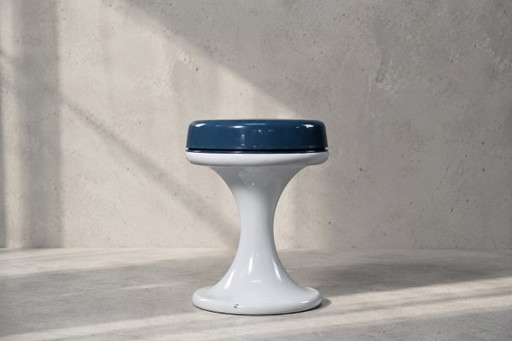 Tabouret vintage en plastique de style « ère spatiale » de la marque Emsa, Allemagne de l'Ouest, années 1960