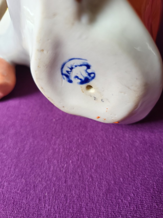 Image 1 of Figurine en porcelaine russe des années 1960 - estampillée.