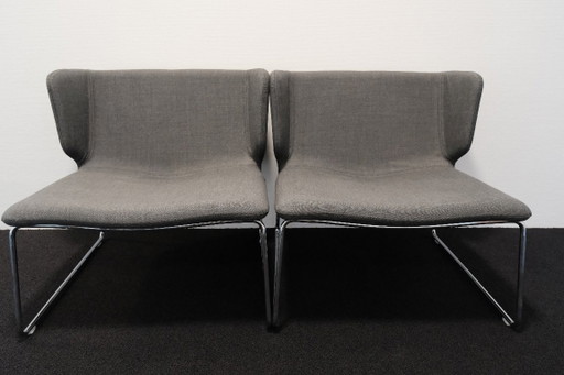 2 x Viccarbe Wrapp fauteuil 