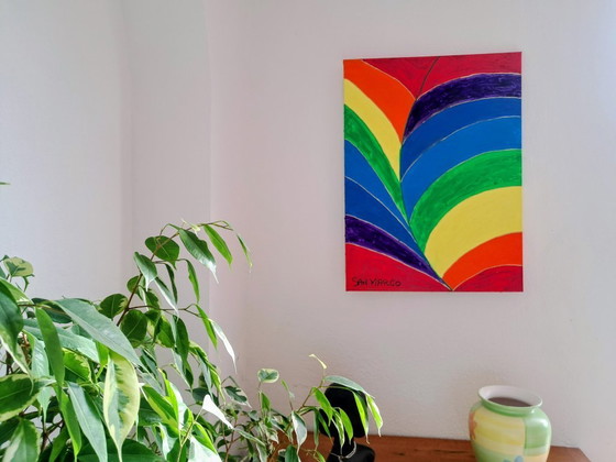 Image 1 of Enzo SAN MARCO – Chakra # Blatt – Gemälde des Künstlers