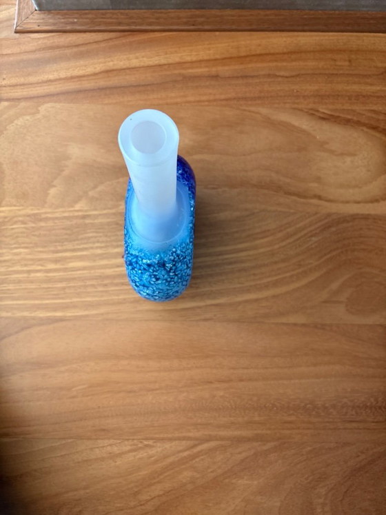 Vase de Kjell England, série Reef, Sculptures en verre, Verre, Bleu (photo 5 sur 5)