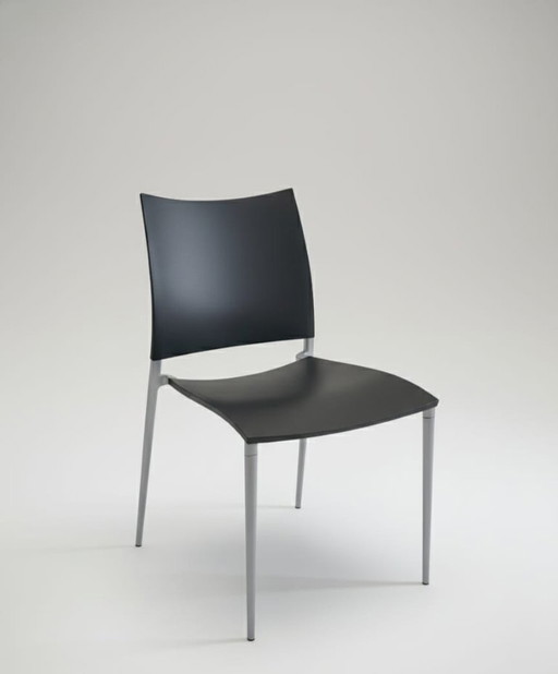 Lot de 4 Chaises Design Italien - Desalto "Sand" (Pocci & Dondoli)