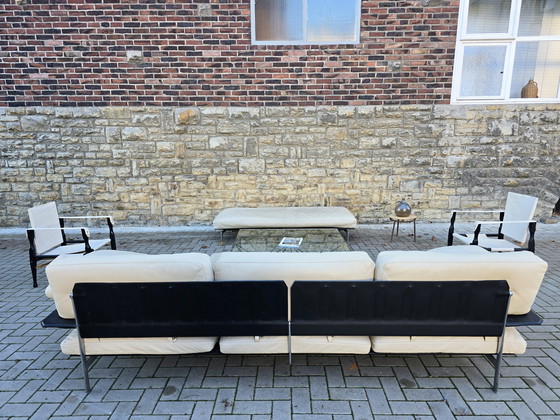 Image 1 of B B ITALIA DIESIS SOFA DAYBED VINTAGE JAREN 60 70 80 ZITSET LEREN SOFA BANKJES BANK