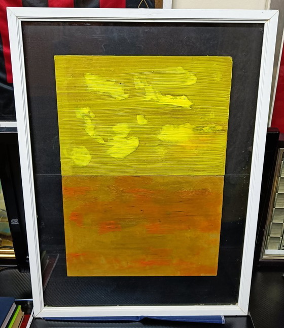 Image 1 of Oil painting on panel, 1990s, Italy, “Zenithal Light”