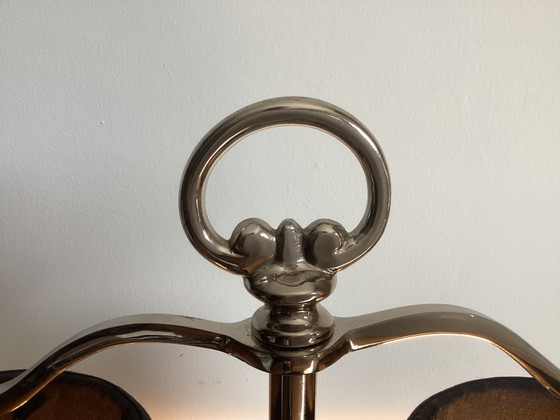 BOUILOTTE TAFELLAMP – Tafellampen, polished steel, Textile (photo 4 of 6)