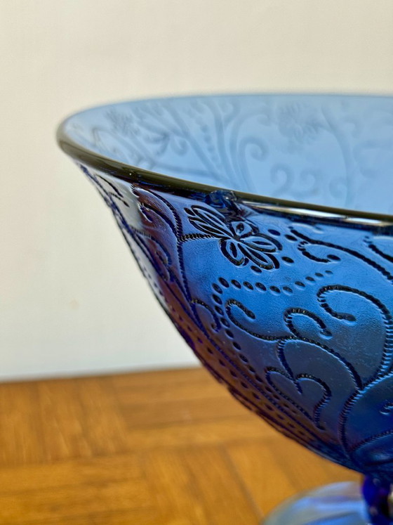 Cesto di frutta in vetro blu – Ciotole, Glass (photo 10 of 12)