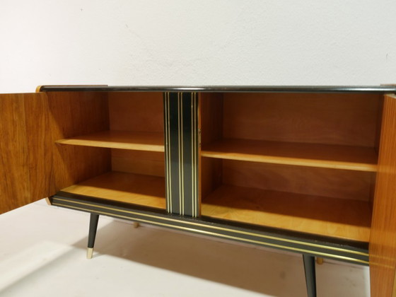 Image 1 of Credenza vintage, anni '60, Germania - impiallacciatura di mogano e betulla