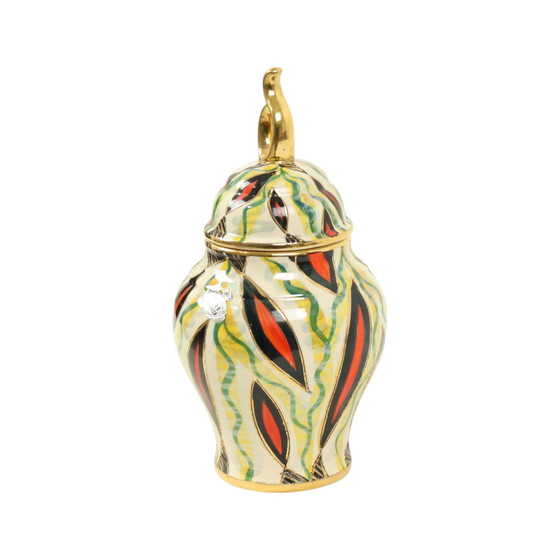 Image 1 of Fifties Lid Vase H. Bequet Jupiter