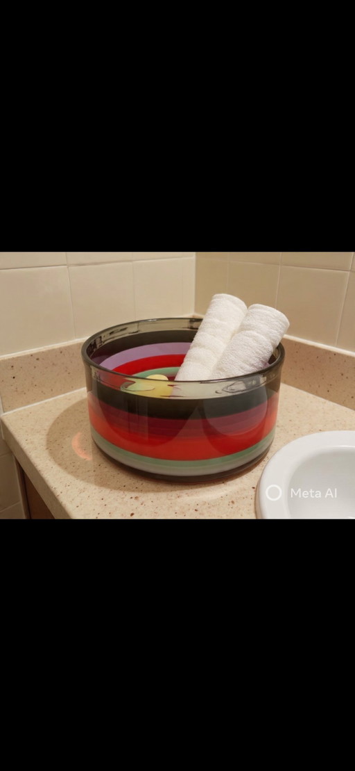 Atelier Belaen #001: Exclusieve Handgegoten Epoxy Schaal - Murano stijl