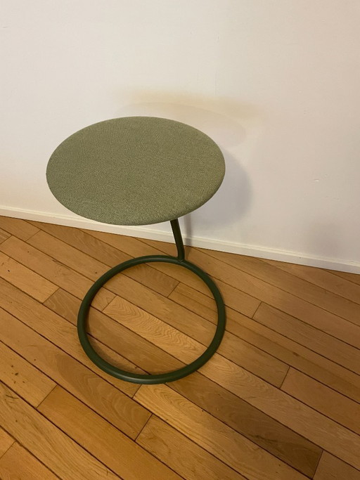 Tabouret Lasse de Materia en vert doux