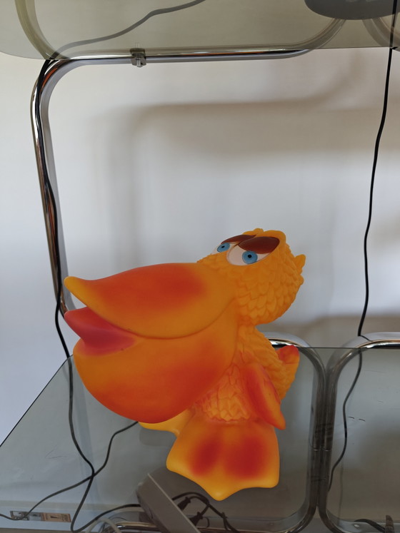 Vintage Pelican Lamp – Tafellampen, Plastic (photo 5 of 6)