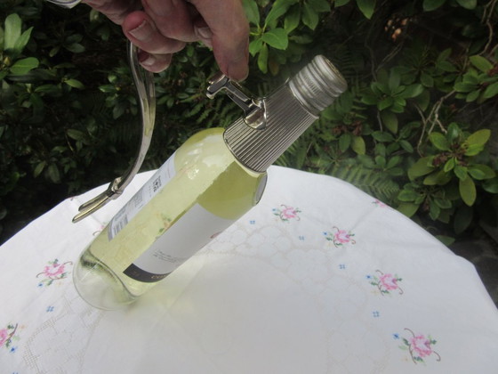 Portabottiglie E.P. Zinc, Made In Italy, Patent Pending, Vintage – Accessori da tavola, Metal (photo 3 of 14)
