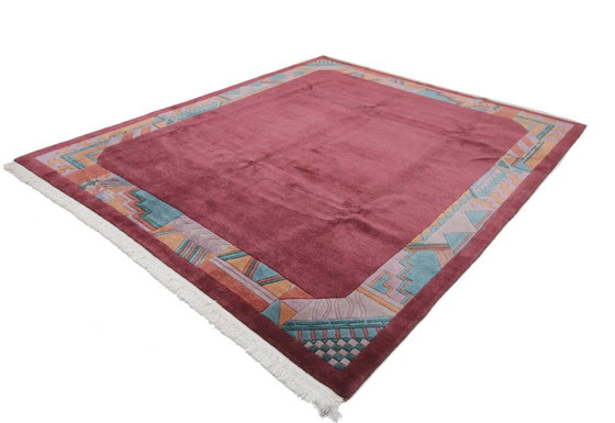 Original Modern Designer Highland Wool Rug Nepal 287 x 250 cm, Rugs & carpets, Pink (photo 2 of 10)