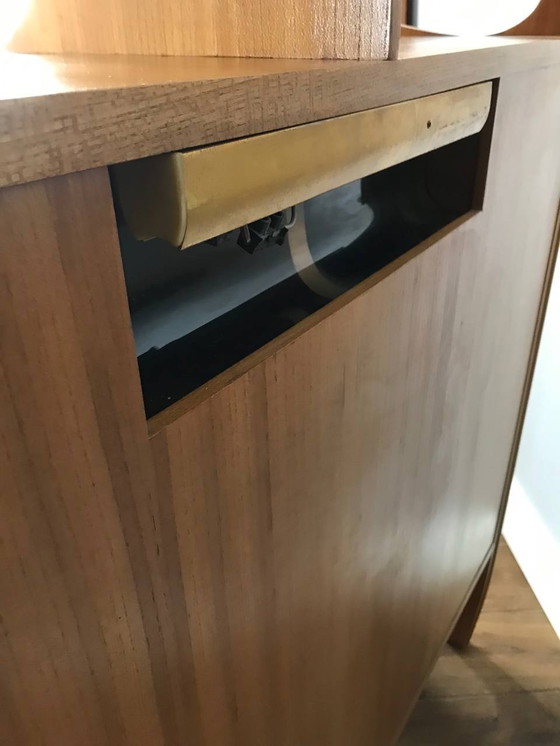 Image 1 of Unique piece crafted by a master cabinetmaker: Mid-Century secretary desk (teak & mahogany)