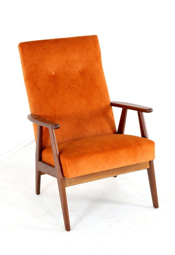 Image 1 of Vintage fauteuil 'Waalre' nieuw gestoffeerd