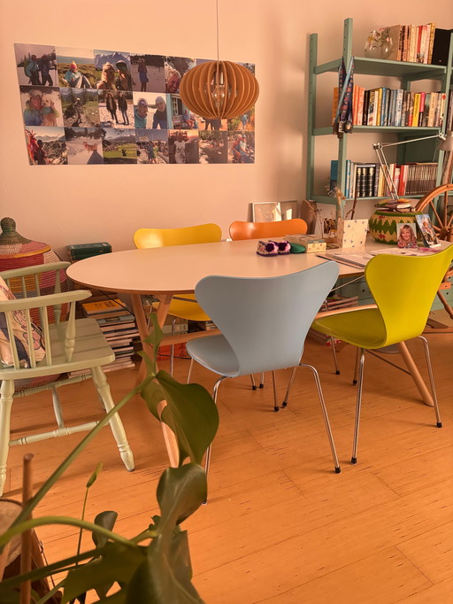 4 sedie a farfalla Fritz Hansen