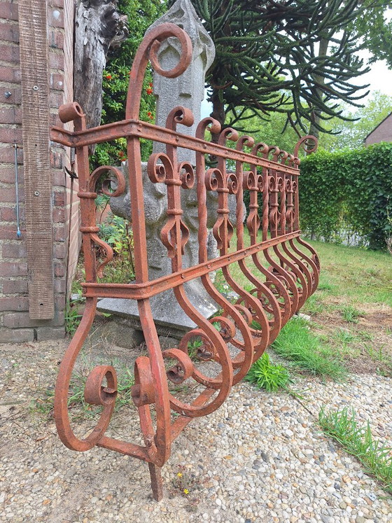 3x Wrought Iron Balcony France – Decorative Objects (photo 4 of 10)