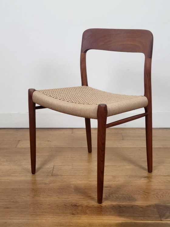 Image 1 of Juego de 5 sillas de comedor Niels O. Møller modelo 75 para J.L. Møllers Møbelfabrik